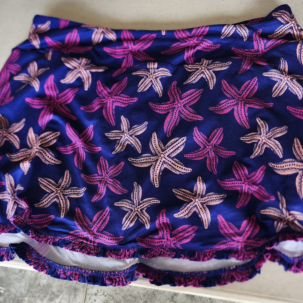 Starfish Patterned Skort